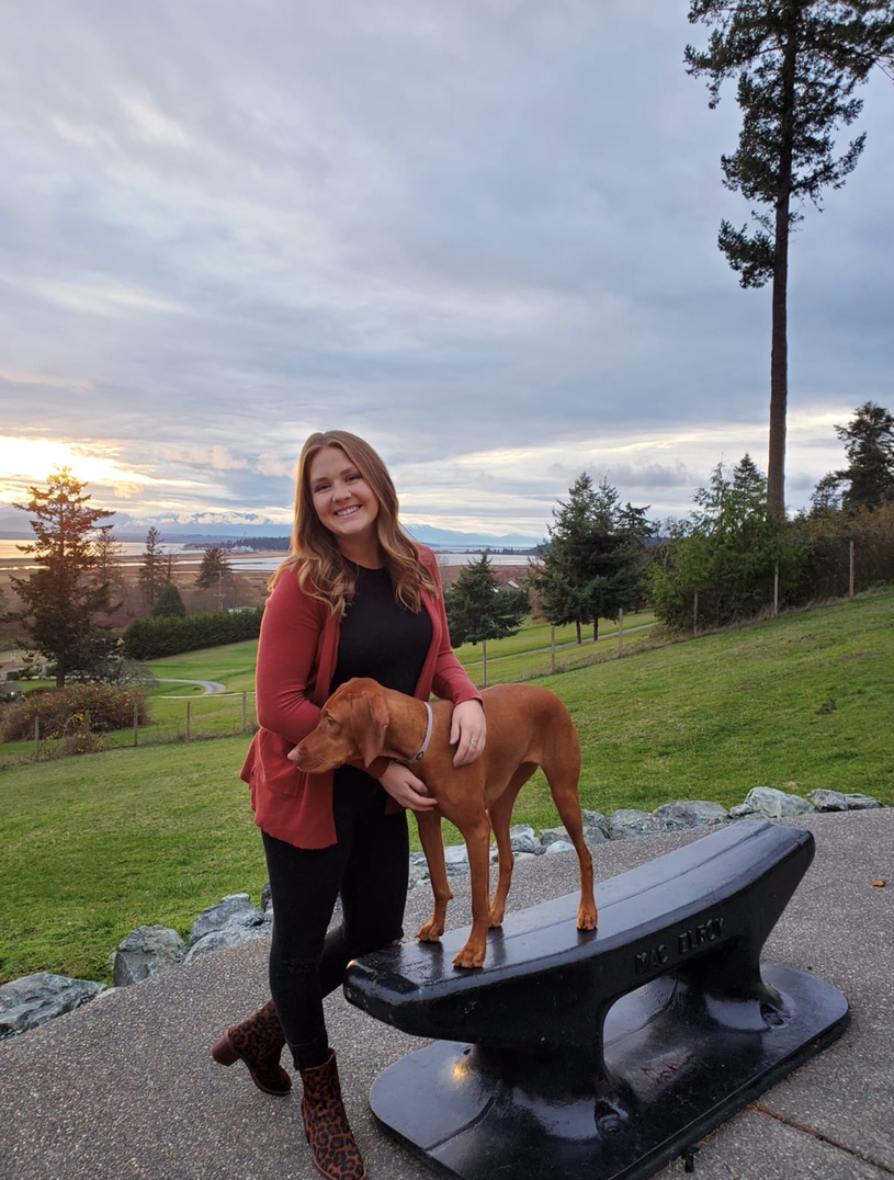 Ciara with Her Dog (Cropped) Ciara with Her Dog (Cropped)