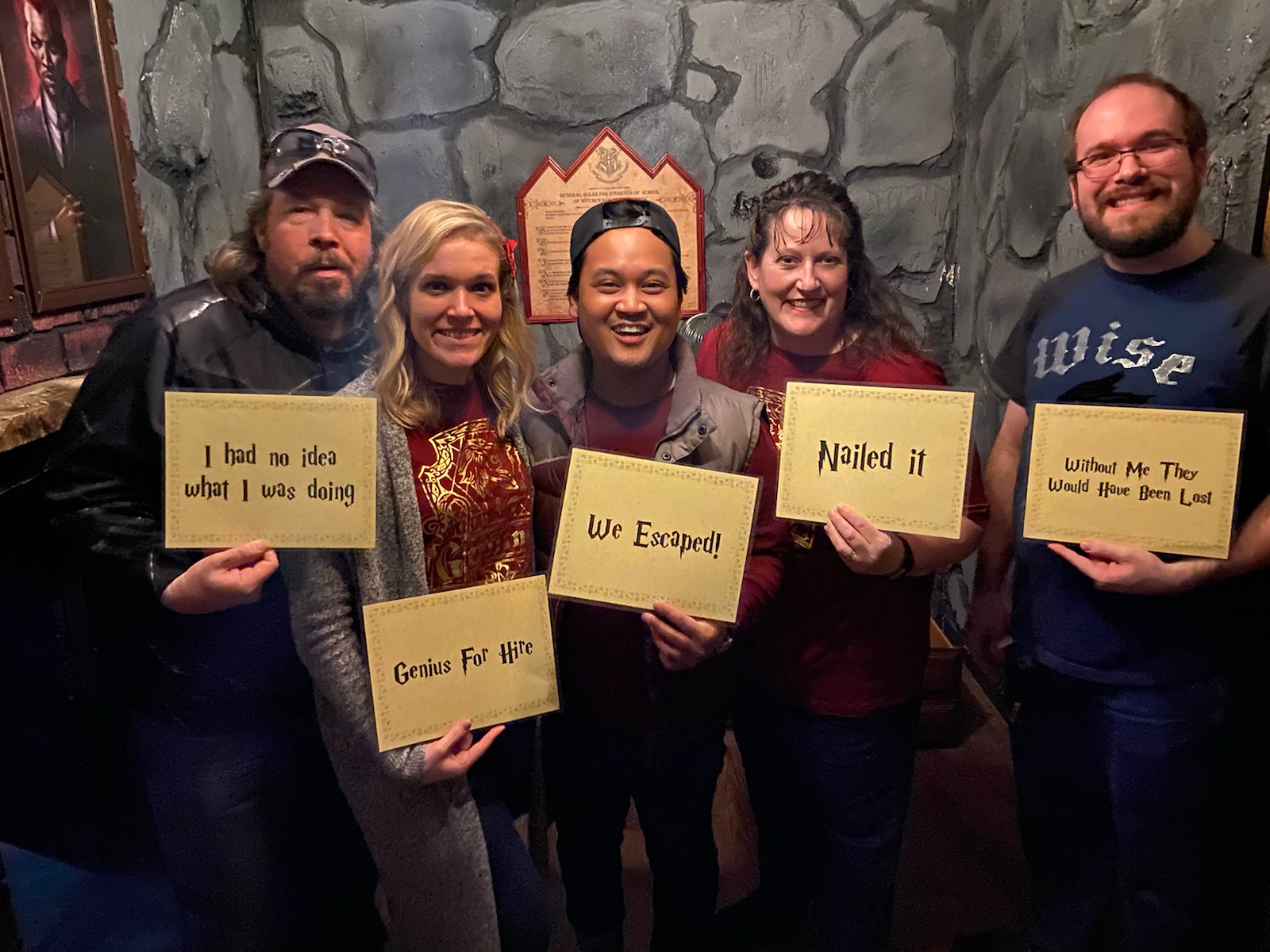 Kayla with Family - Harry Potter Escape Room Kayla with Family - Harry Potter Escape Room